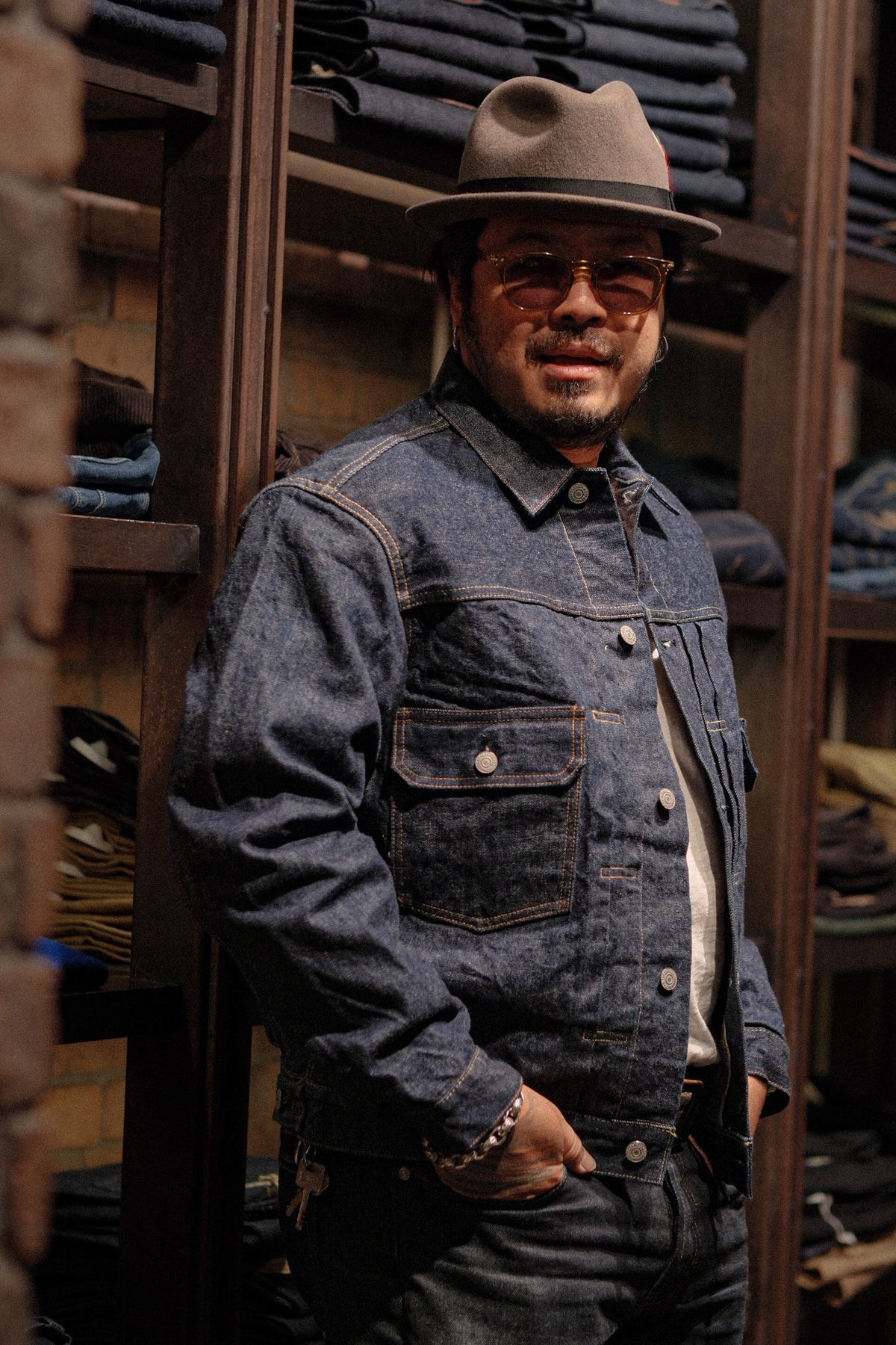 orSlow '50s Denim Jacket — One Wash — view 4