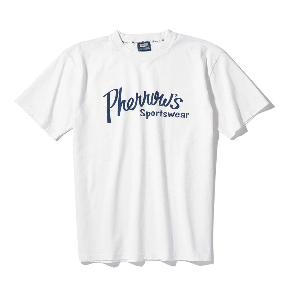 Pherrow's Logo Classic — White — front view