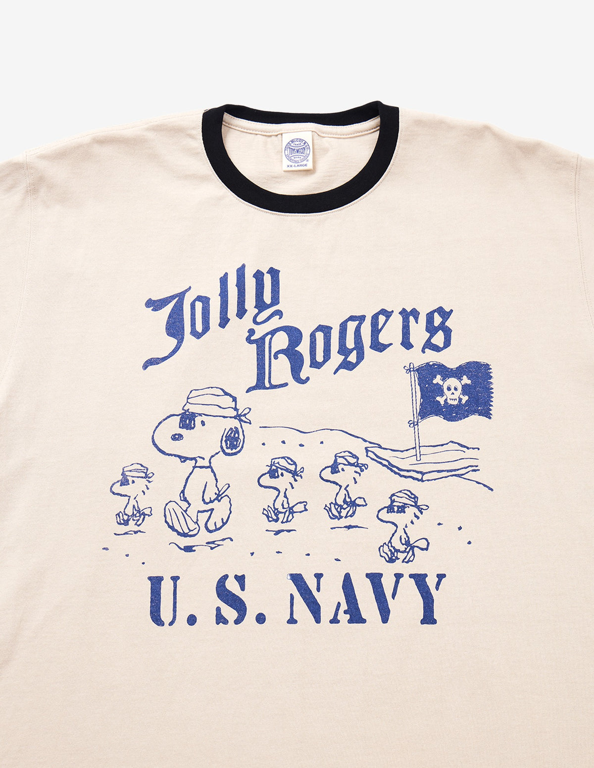 TOYS MCCOY JOHNNY RINGER PEANUTS TEE SNOOPY JOLLY ROGERS - BEIGE