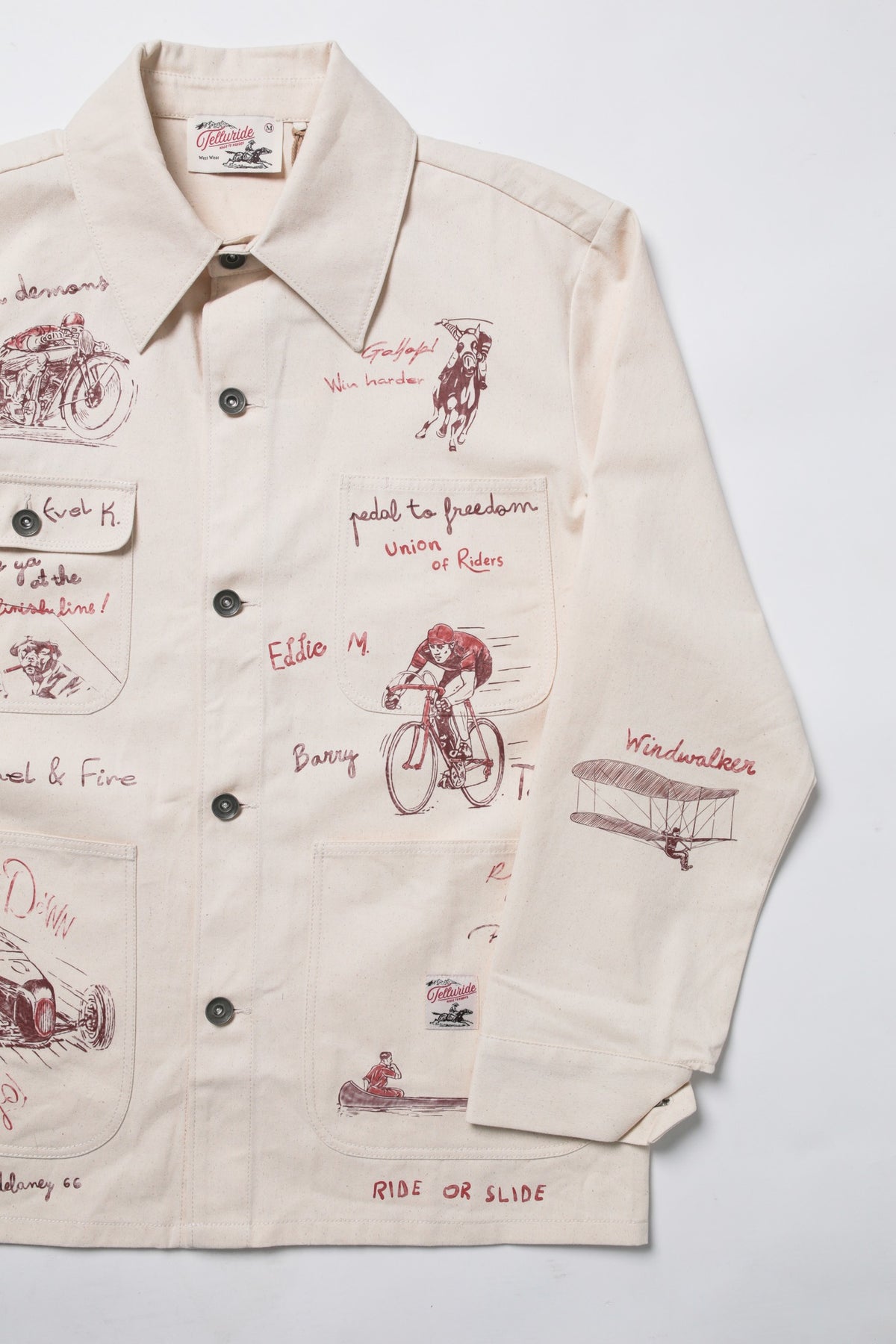 Telluride Field Note Chore Coat — Off White — view 4