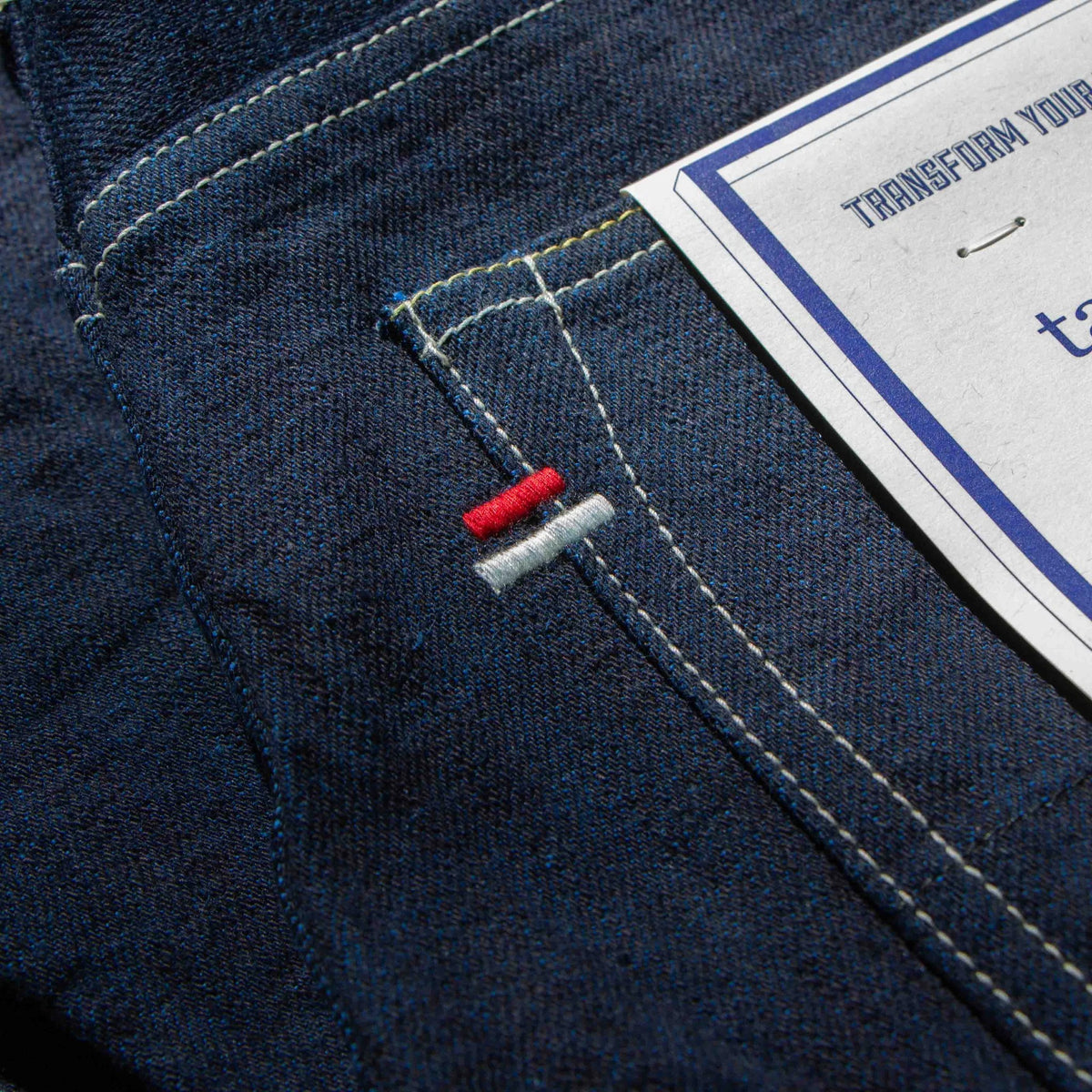 Tanuki Yurai High Tapered — Indigo X Cobalt Blue — view 6