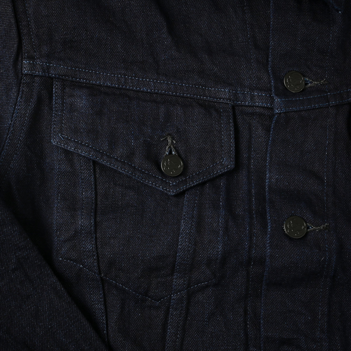 Tanuki Id Type 3 Jacket — Indigo X Indigo — view 4