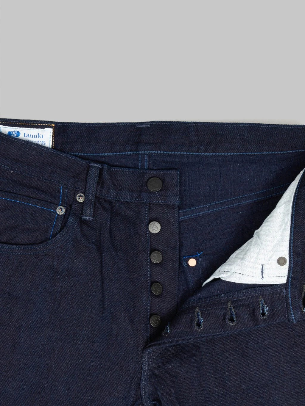 Tanuki Id High Tapered — Indigo X Indigo — view 5