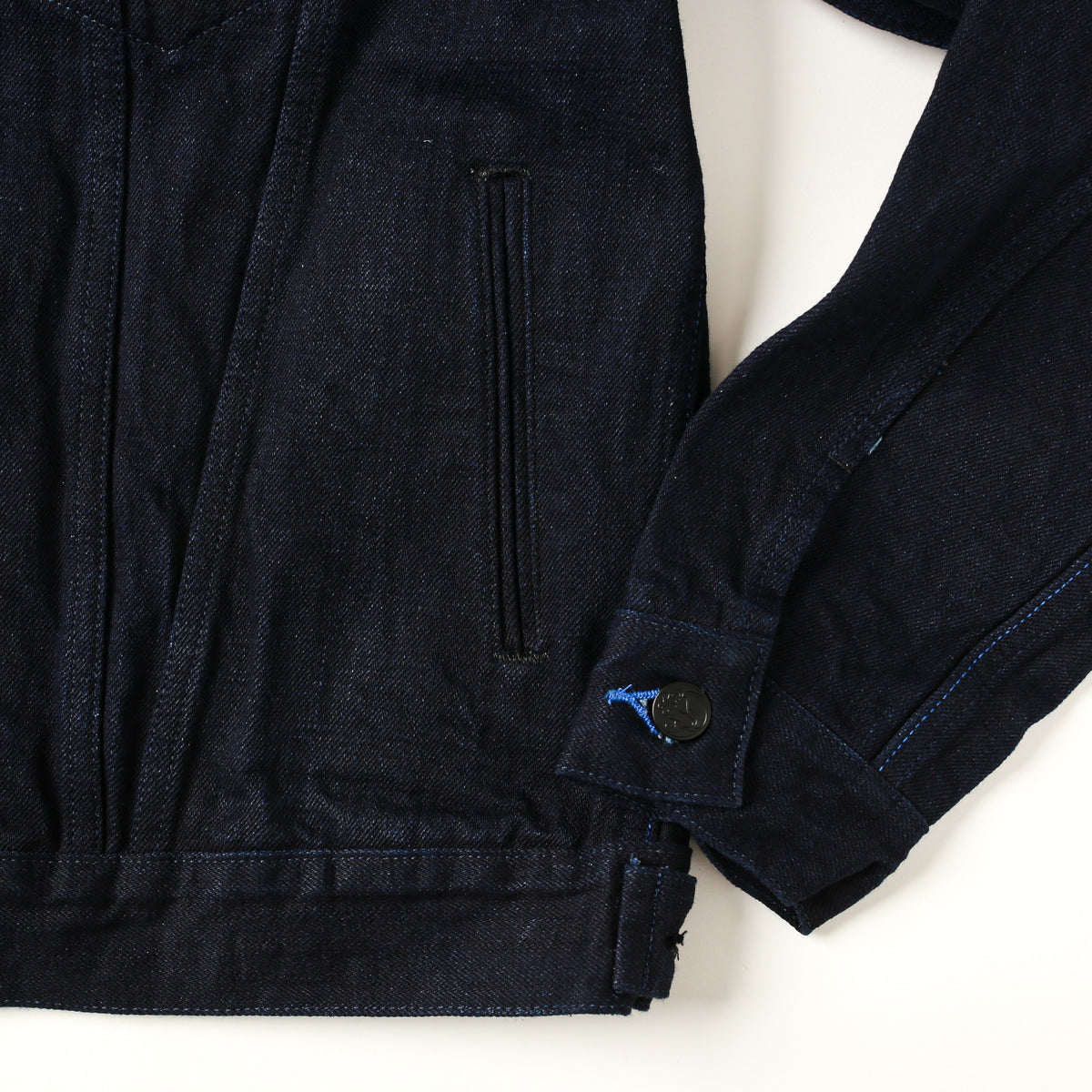 Tanuki Id Type 3 Jacket — Indigo X Indigo — view 6