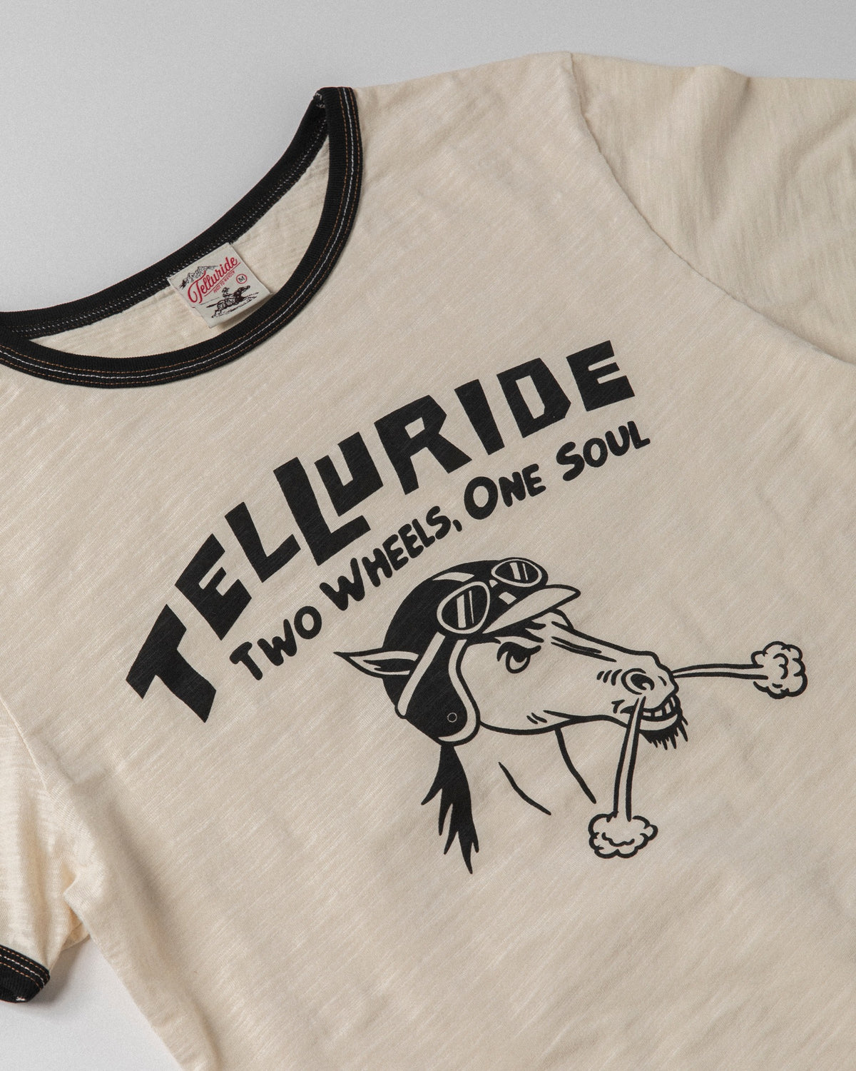 Telluride Ringer Tee One Soul — White/Black — view 2