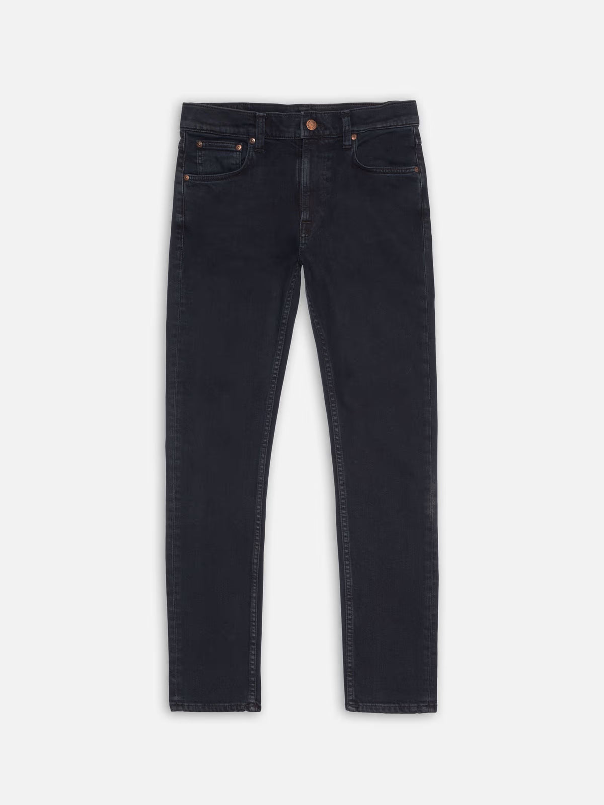 Nudie Jeans Lean Dean — Black Skies — front view