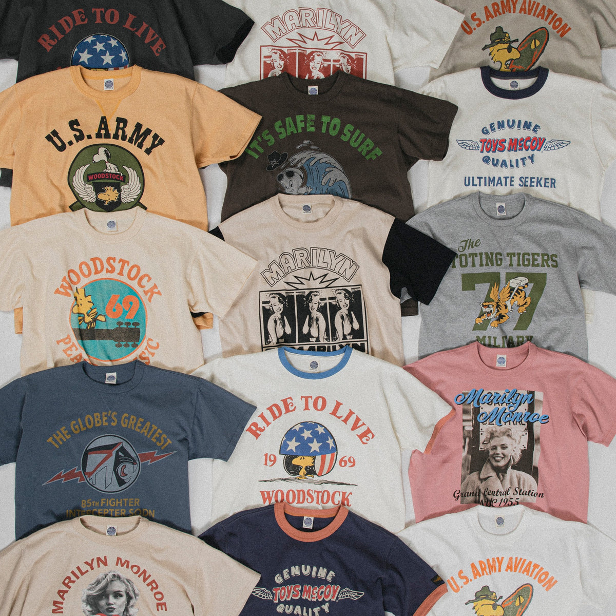 Toys McCoy Snoopy Tee U.s. Army Airborne Subdued — Green — view 2