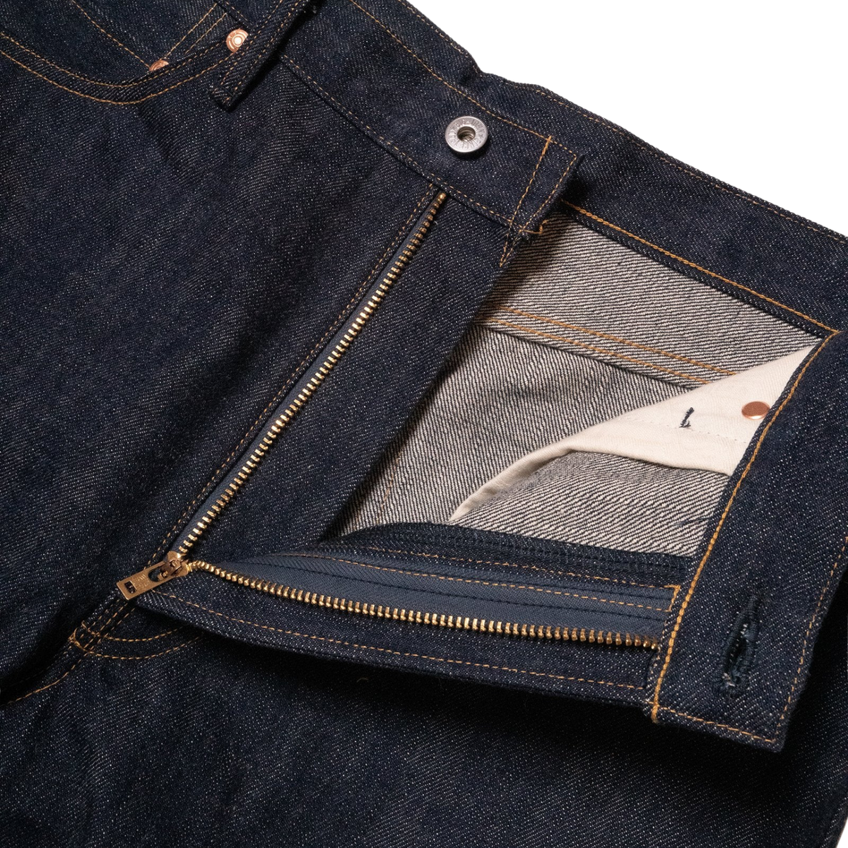 Big John XX002 Slim Straight Fit — Indigo — view 3