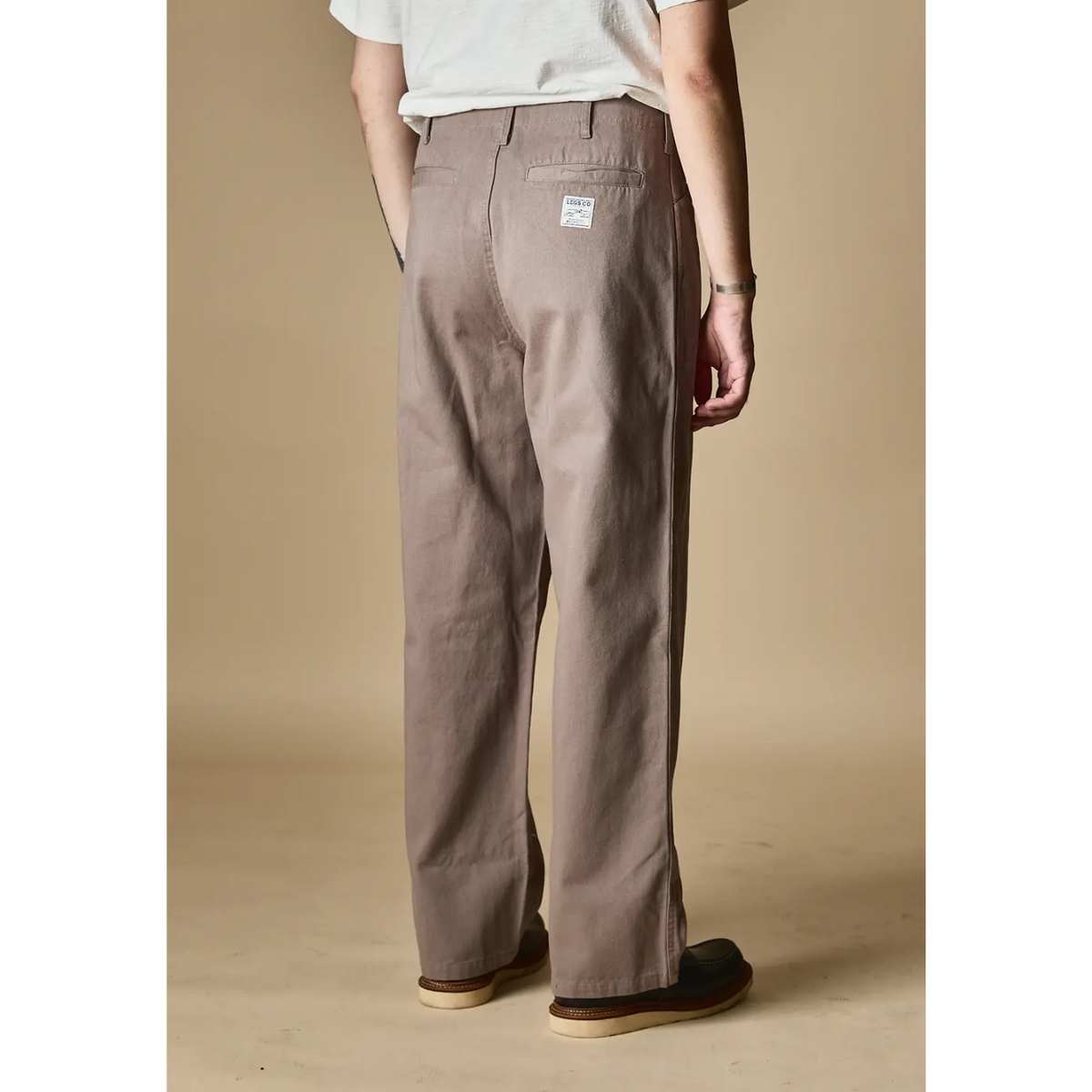 Legs Co Straight Cut - Regular Work Pants — Grey — view 5