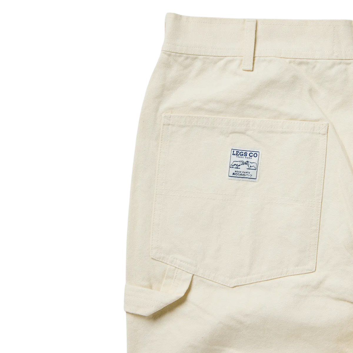 Legs Co Double Knee Painter Pants — Off White — view 5