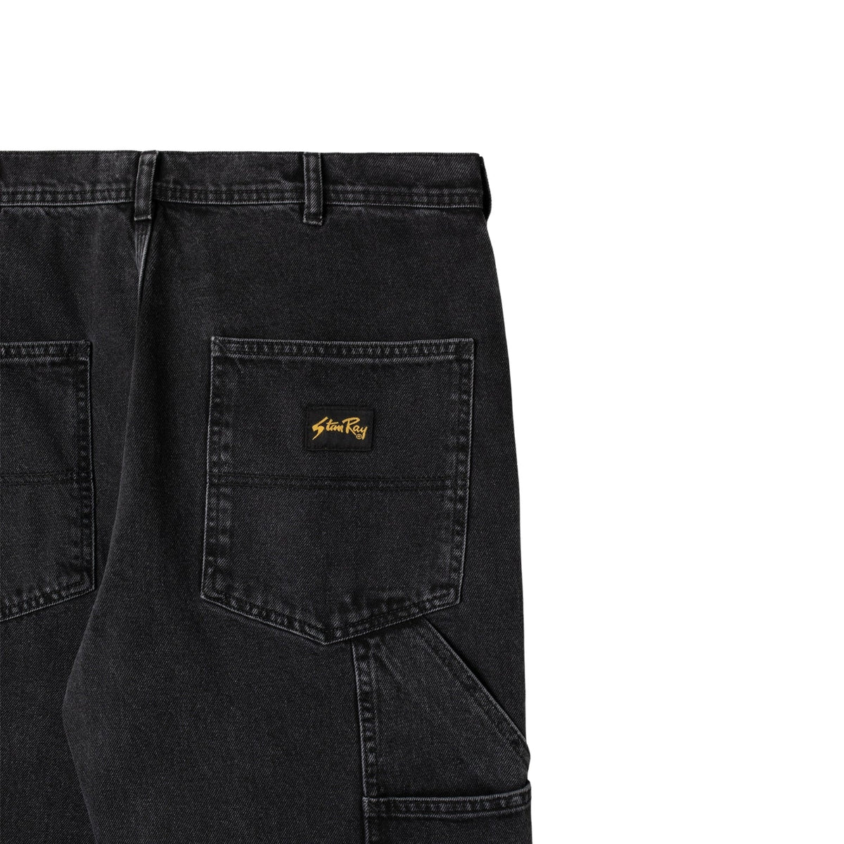 Stan Ray Og Painter Pant — Washed Black Denim — view 5