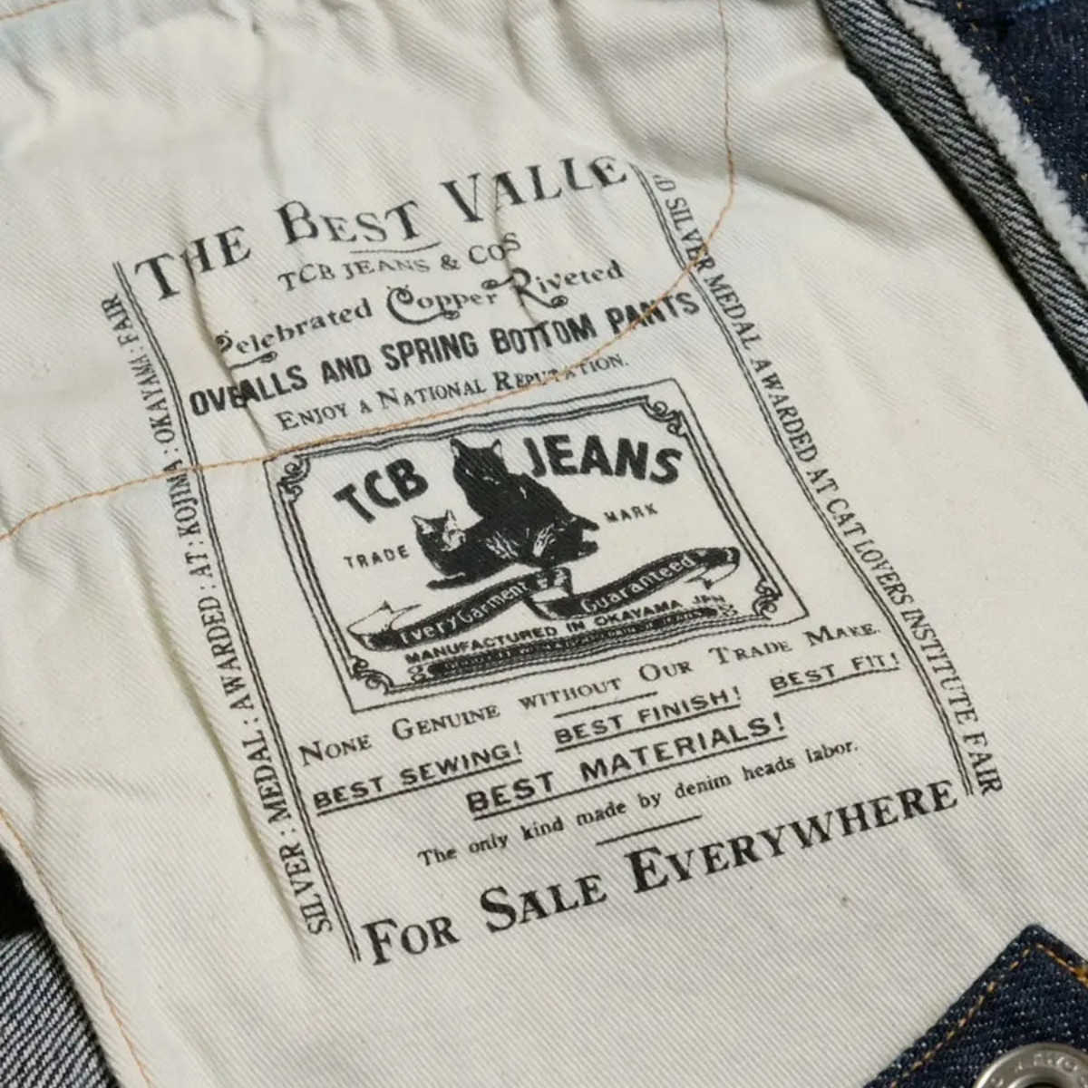 TCB Jeans NO.2 Jeans 1890 — Indigo — view 3