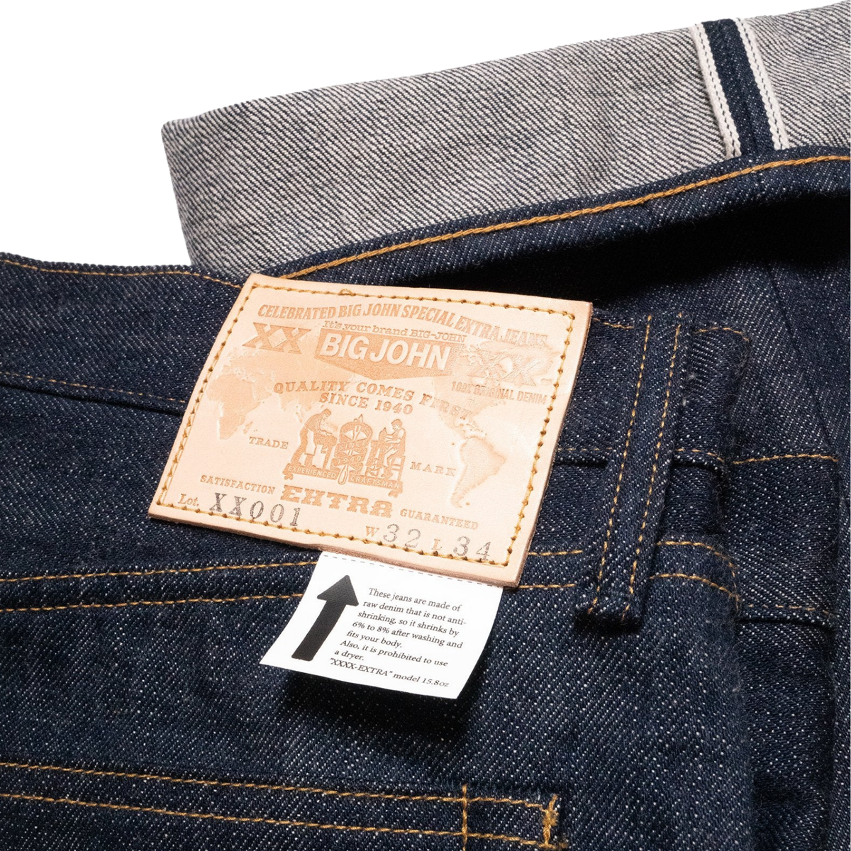 Big John XX002 Slim Straight Fit — Indigo — view 5