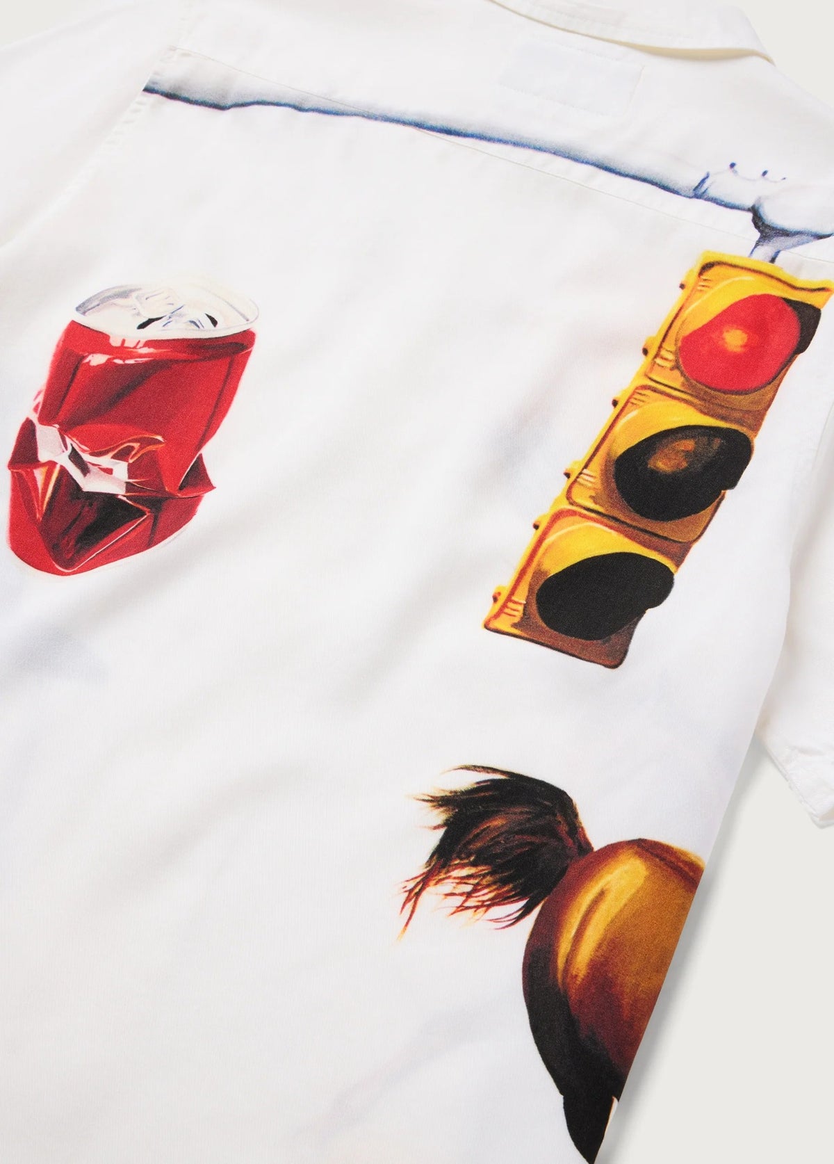 One Of These Days I Never Believed In Much But I Believe In You Camp Shirt — Ivory — view 3