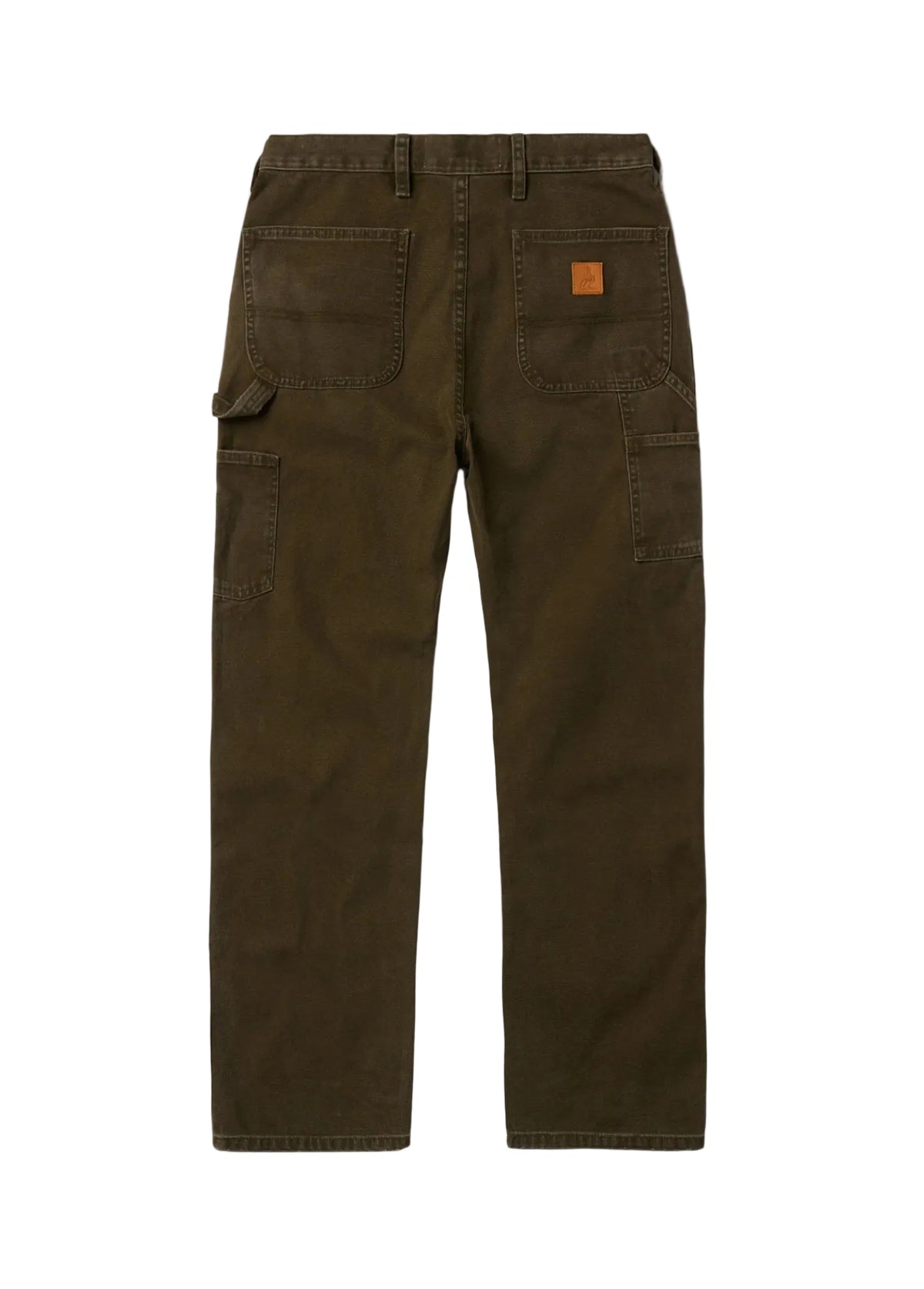 One Of These Days Canvas Double Knee Pants — Washed Brown — view 2