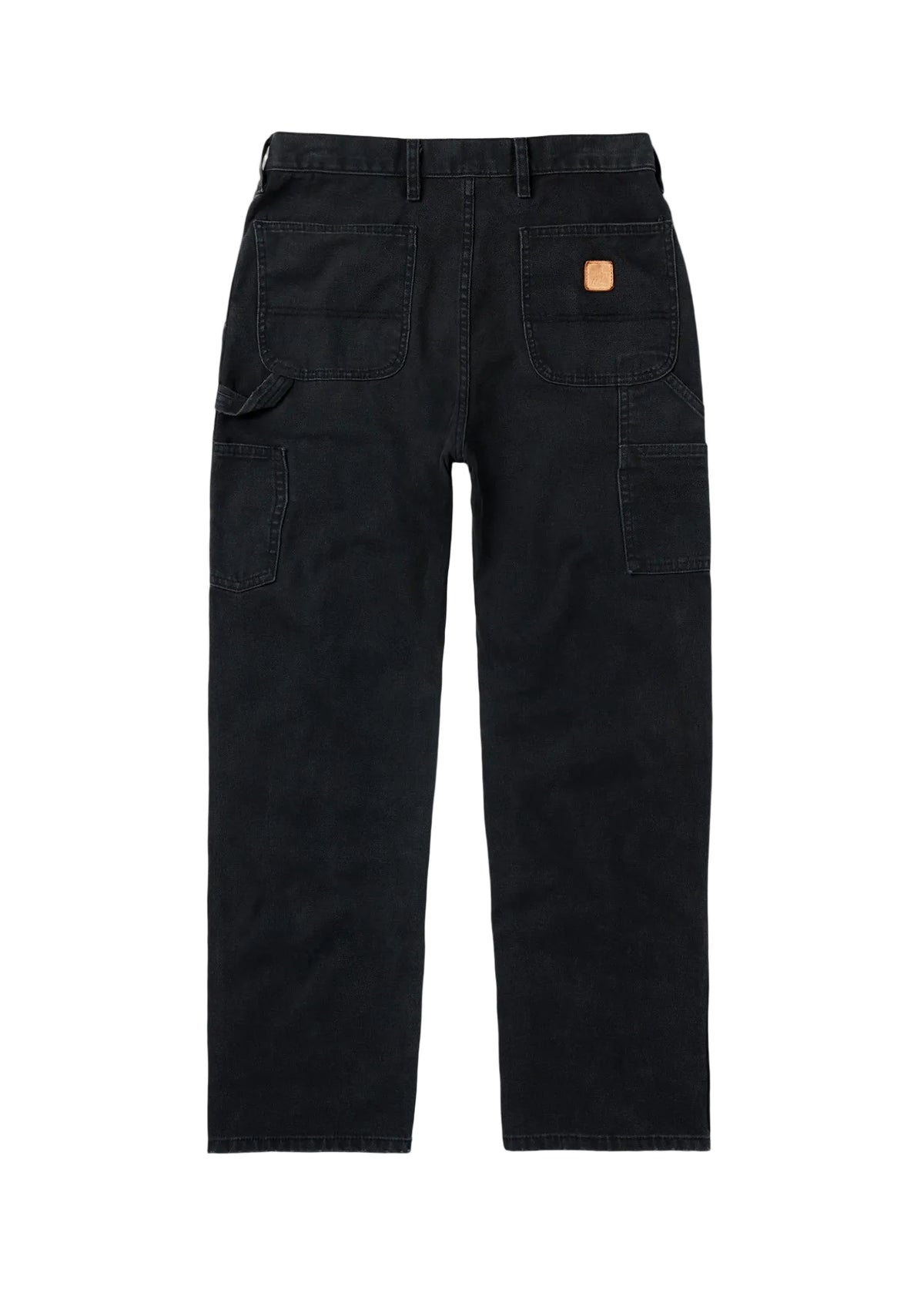 One Of These Days Canvas Double Knee Pants — Washed Black — view 2