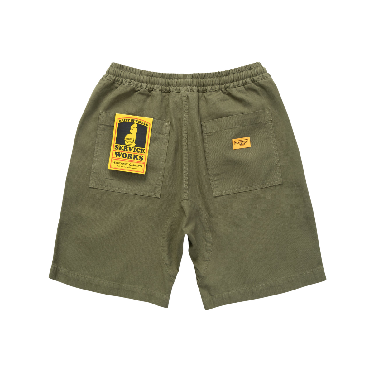 Service Works Canvas Chef Short — Olive — view 2