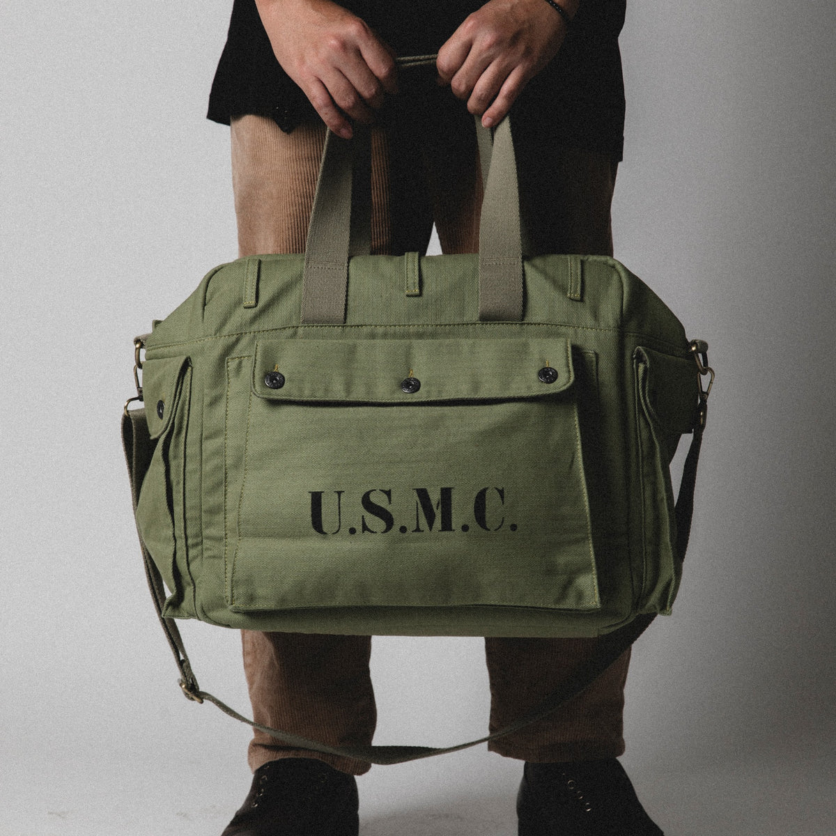 Telluride Monkey Carrier Tote — Sage Green — view 9