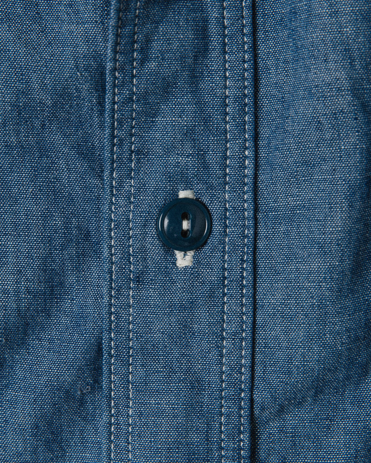 orSlow Slim Fit Chambray Work Shirt — Chambray — view 5