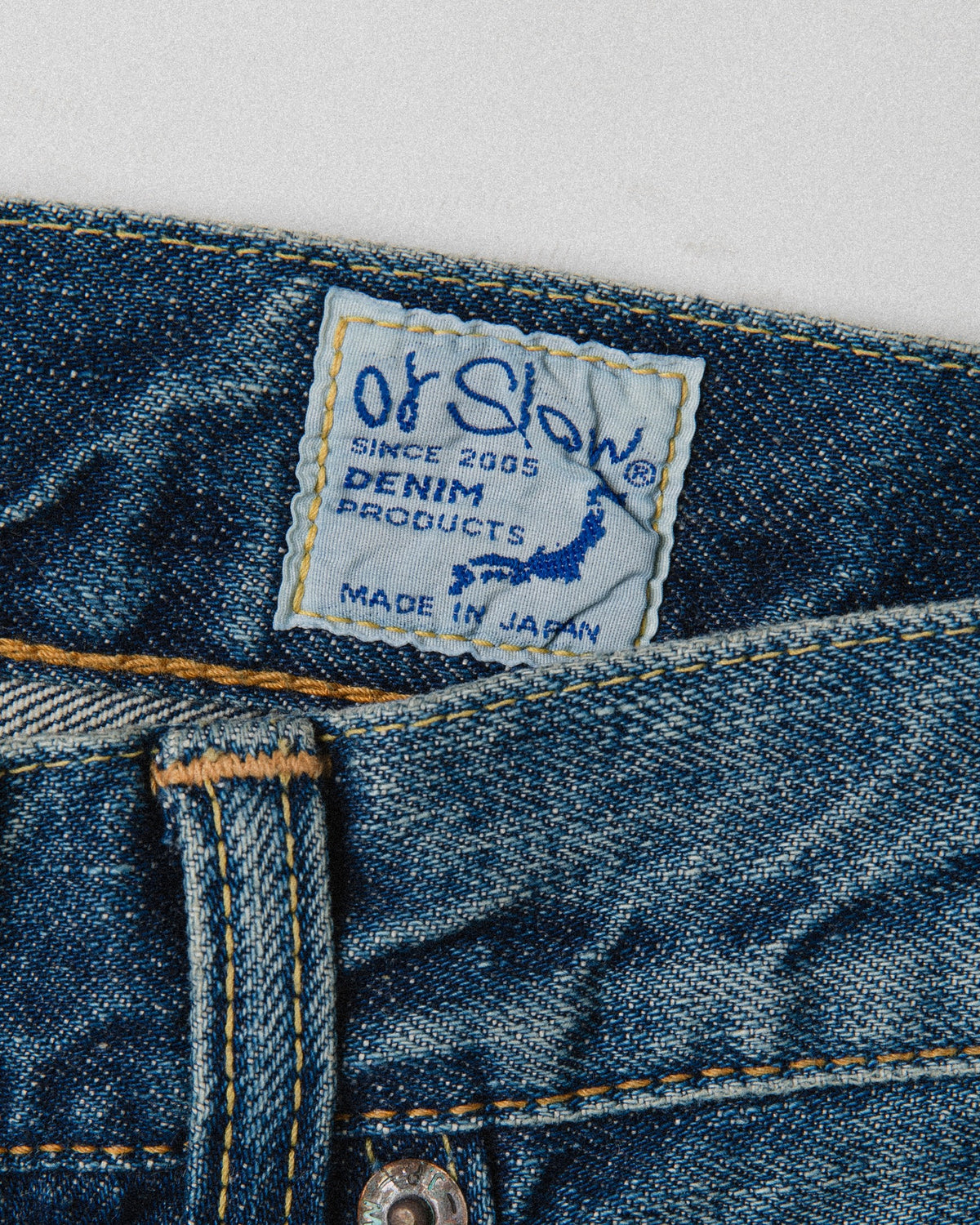 orSlow 107 Ivy Fit Selvedge Denim — 2 Year Wash — view 5