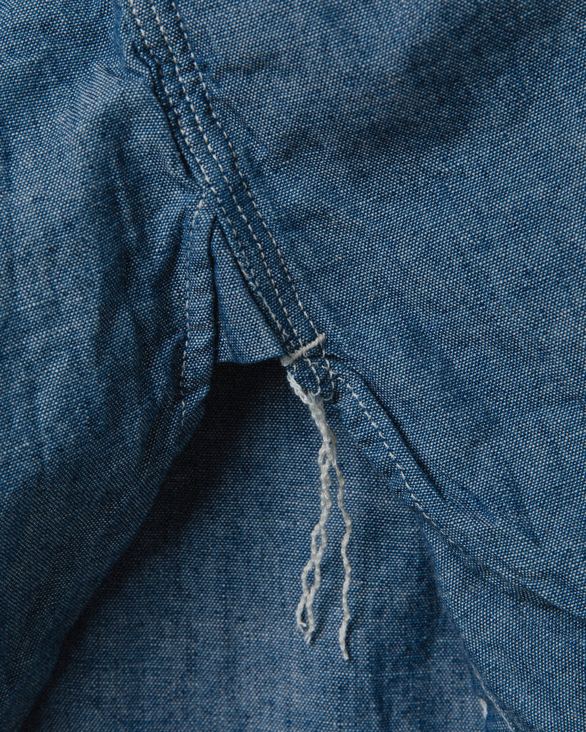 orSlow Slim Fit Chambray Work Shirt — Chambray — view 6