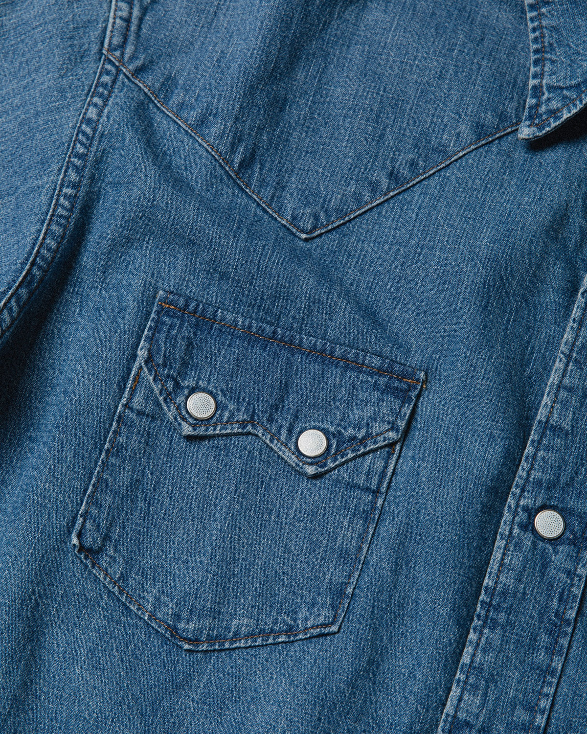 orSlow Western Shirt — One Wash — view 3