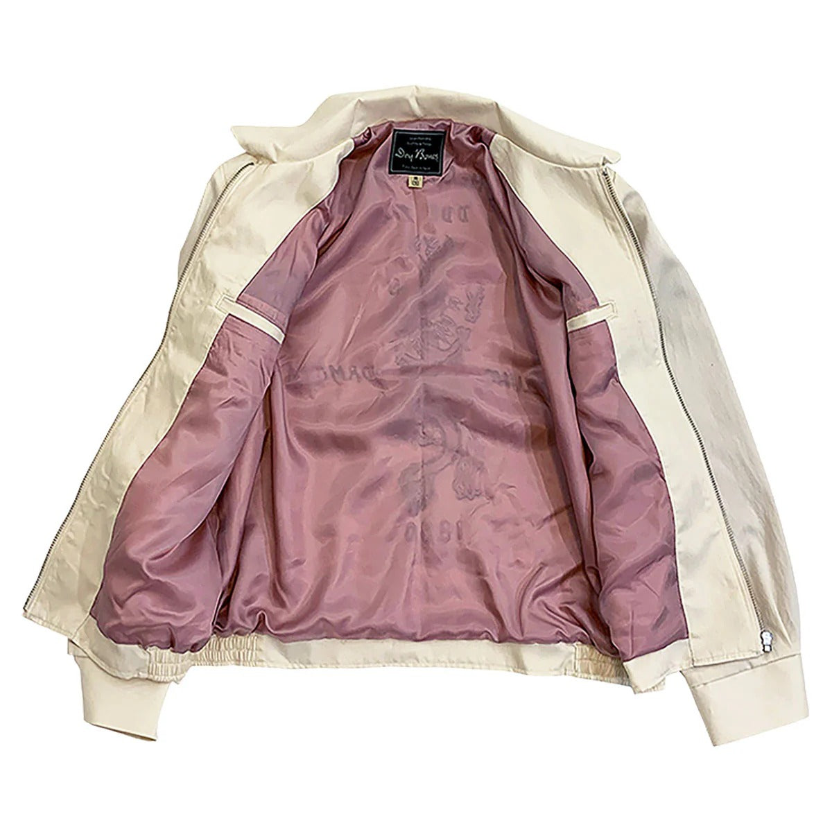 Dry Bones Embroidered Jacket Dragon — Ivory — view 5