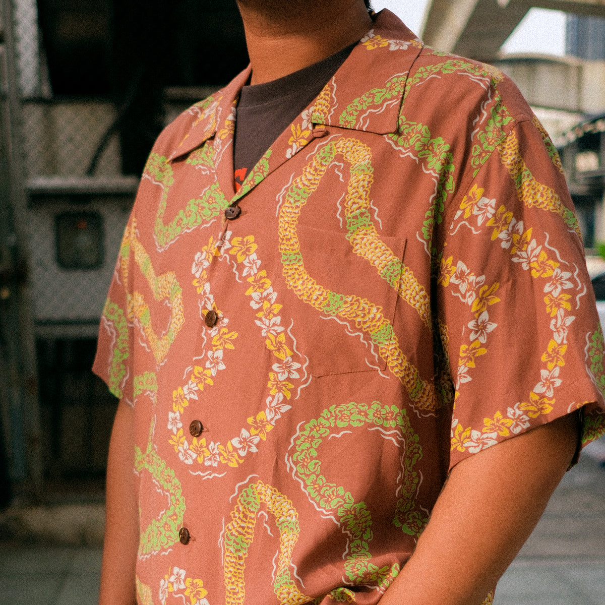 Micky Oye Lei Brown — Brown — front view