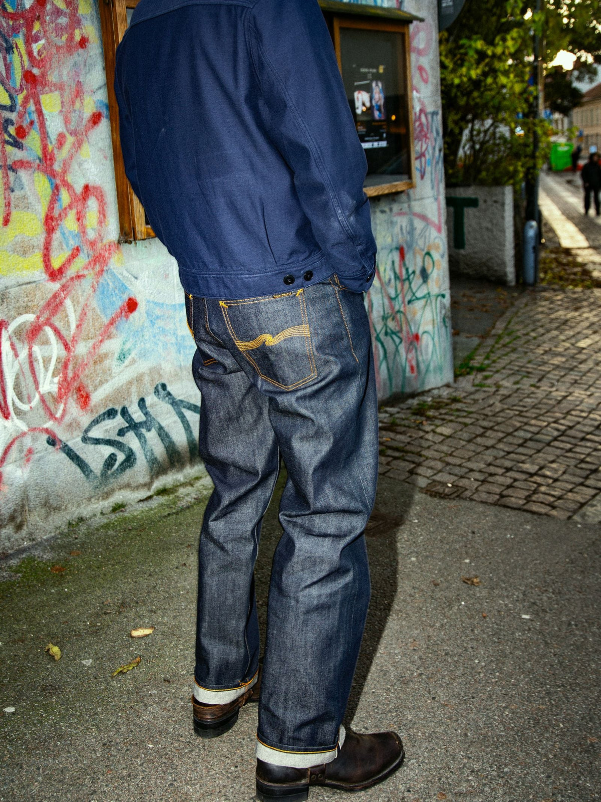 Nudie Jeans Tuff Tony — Dry Selvage — front view