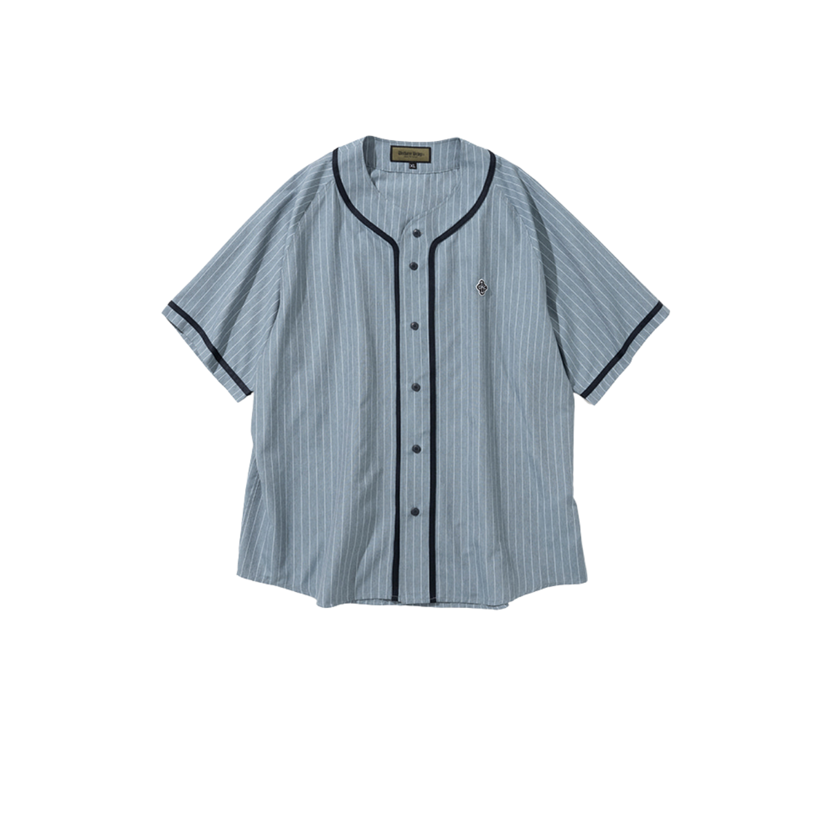 Uniform Bridge Ubc Baseball Shirt — Blue — front view