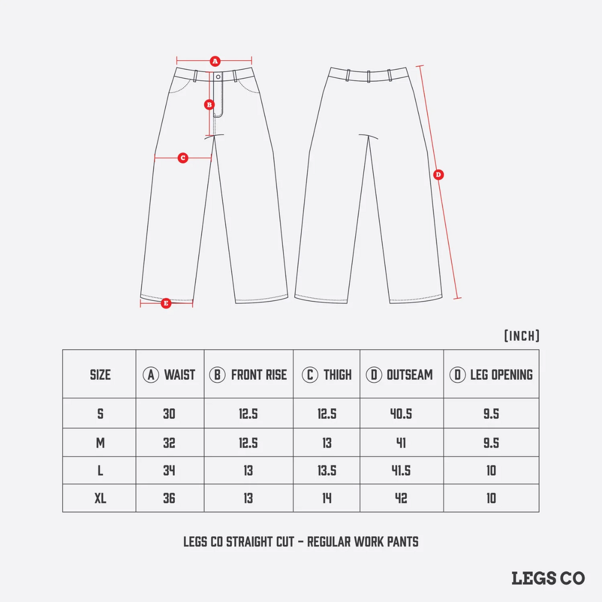 Legs Co Straight Cut - Regular Work Pants — Beige — view 6