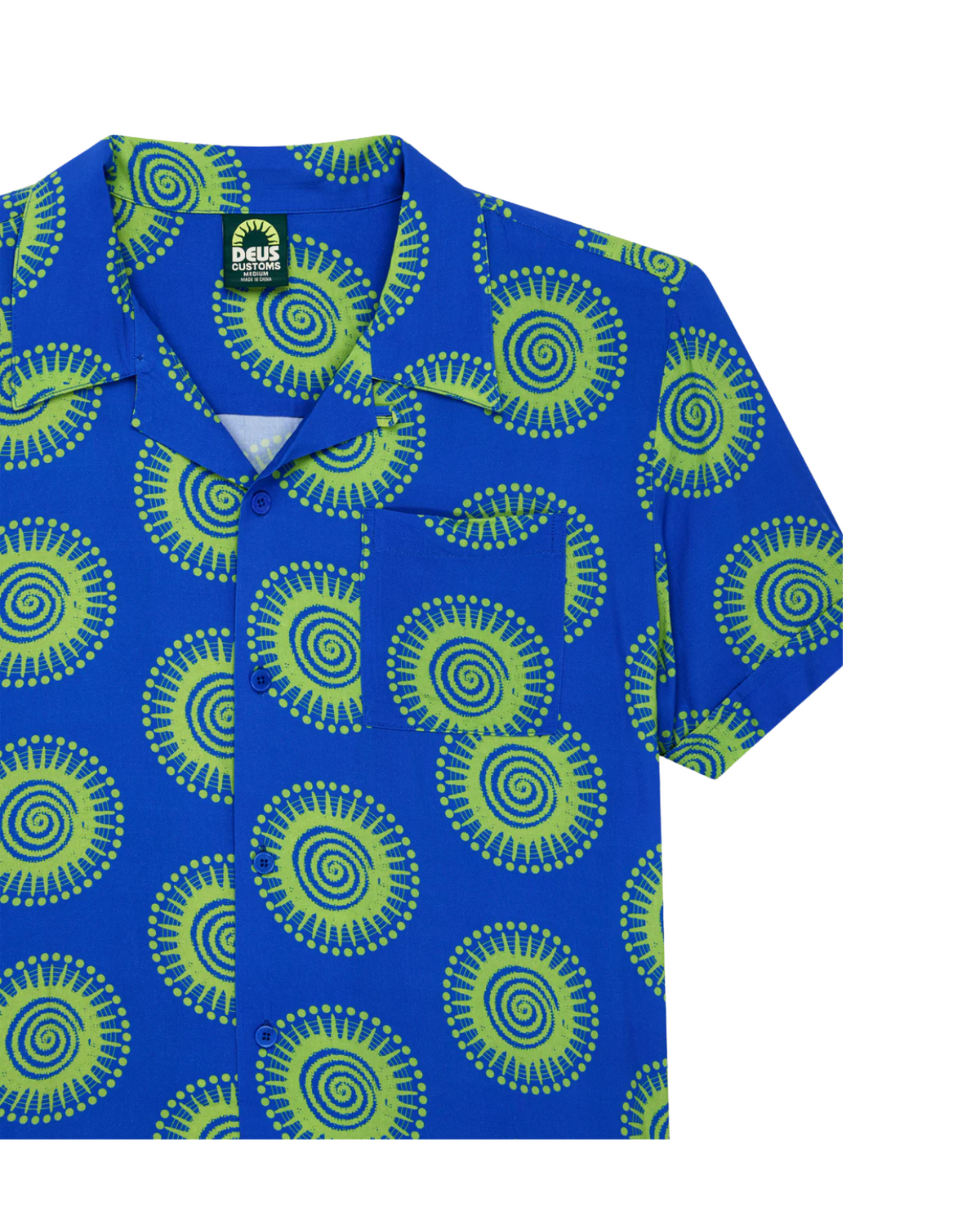 DEUS EX MACHINA PORTAL SHIRT BLUE