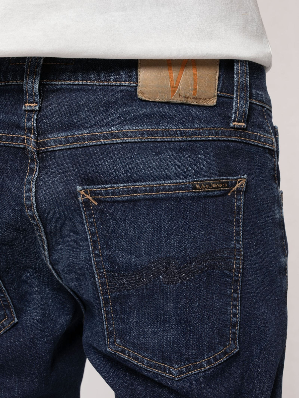 Nudie Jeans Tight Terry — Dark Steel — view 2