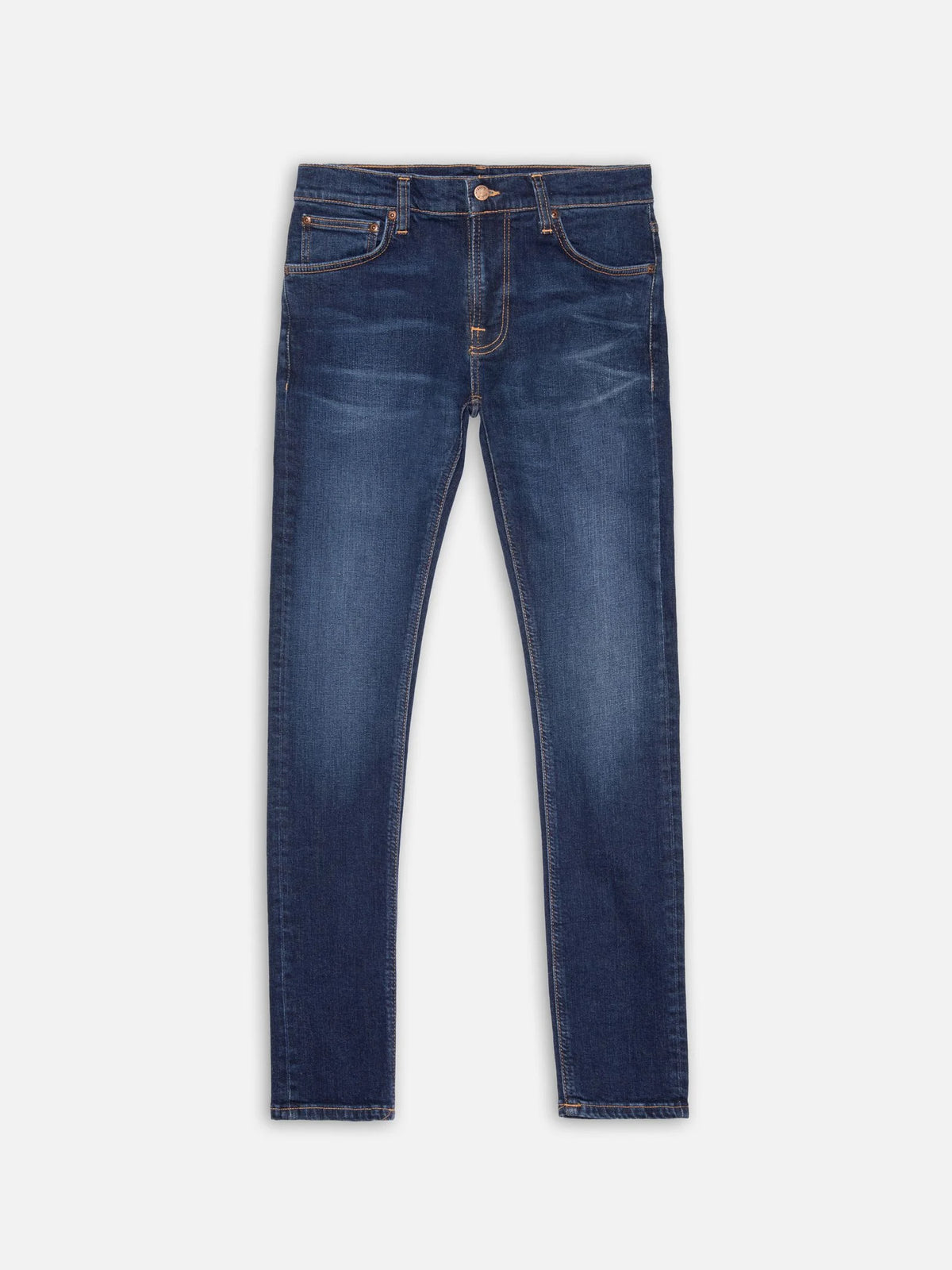 Nudie Jeans Tight Terry — Dark Steel — front view