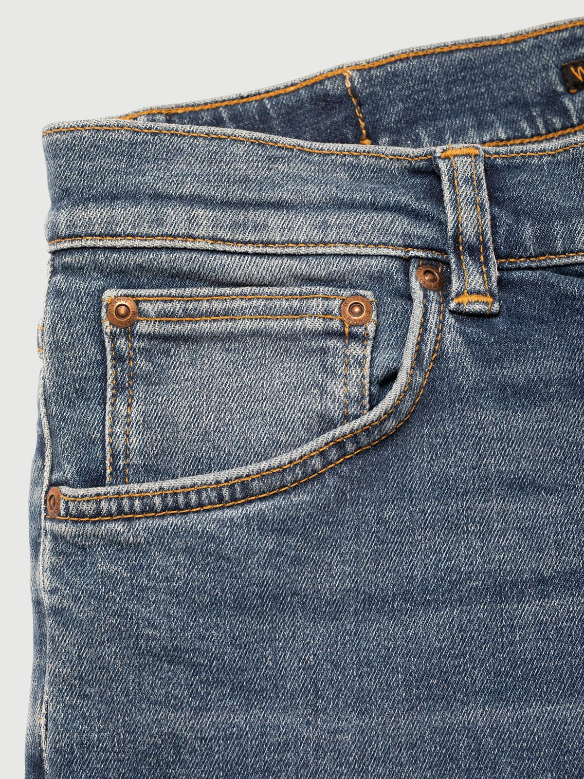 Nudie Jeans Tight Terry — Inbetween Blues — view 4