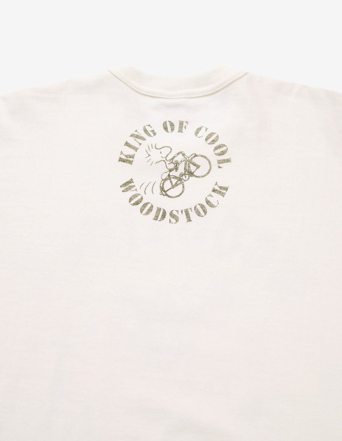 TOYS MCCOY PEANUTS TEE WOODSTOCK KING OF COOL - OFFWHITE