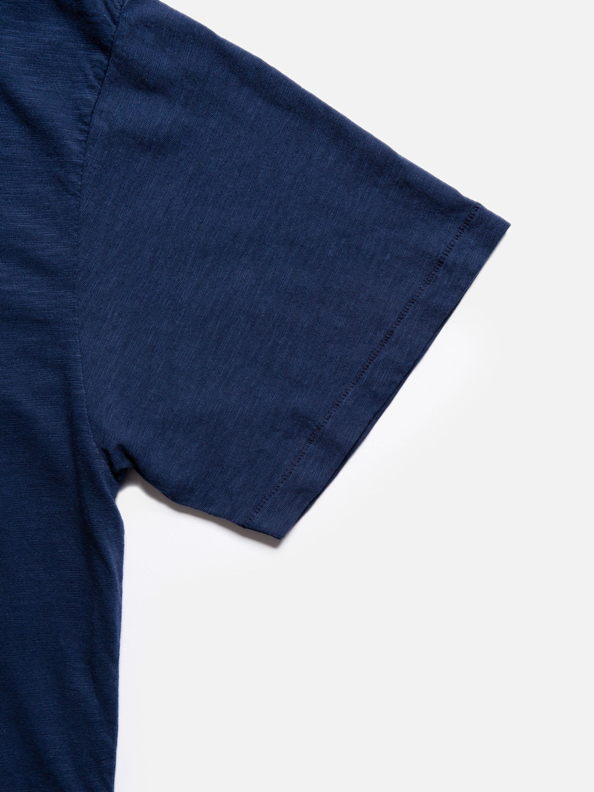 Nudie Jeans Roffe T-Shirt — French Blue — view 5