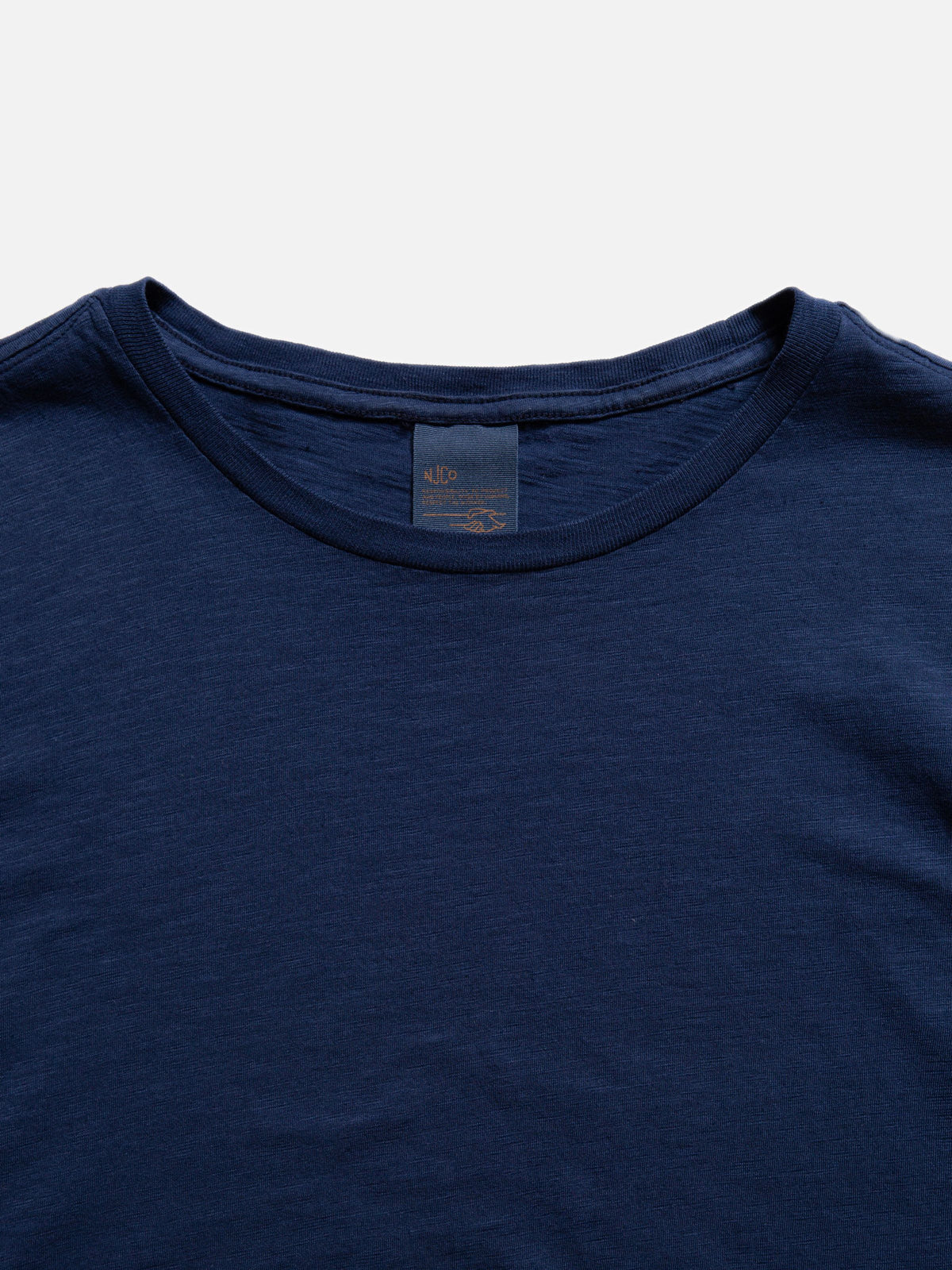 Nudie Jeans Roffe T-Shirt — French Blue — view 4