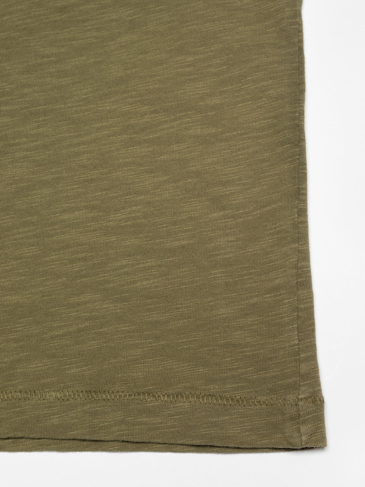 Nudie Jeans Roffe T-Shirt — Olive — view 3