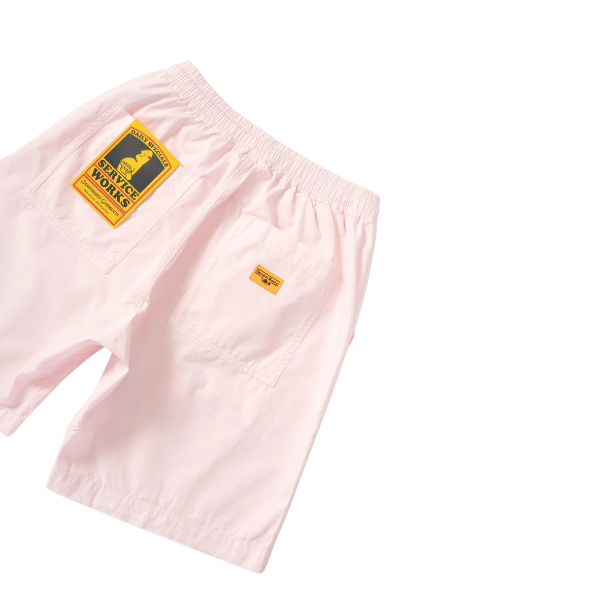 Service Works Poplin Chef Short — Dusty Pink — view 5