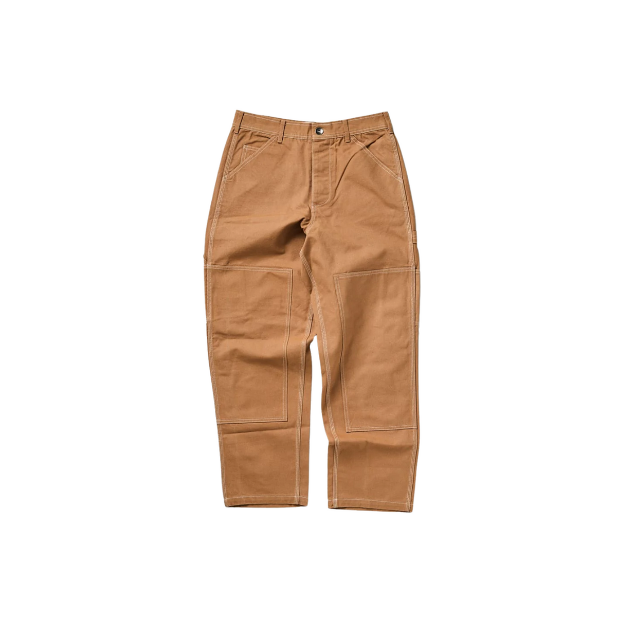 Legs Co Double Knee Painter Pants — Camel — front view