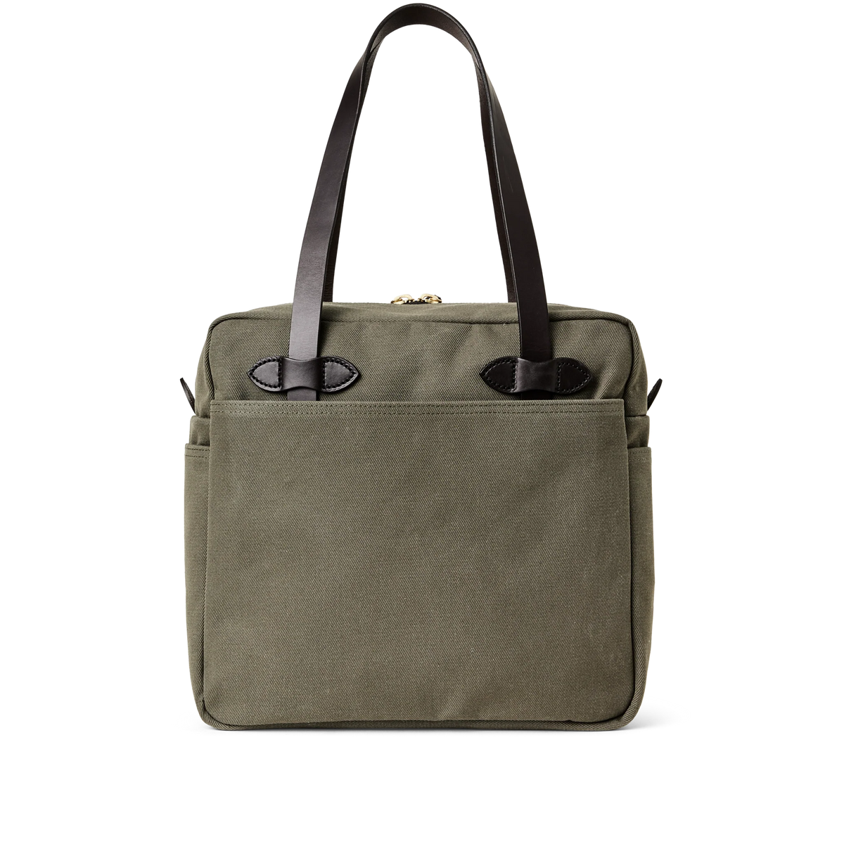 Filson Rugged Twill Zipper Tote Bag — Otter Green — view 2