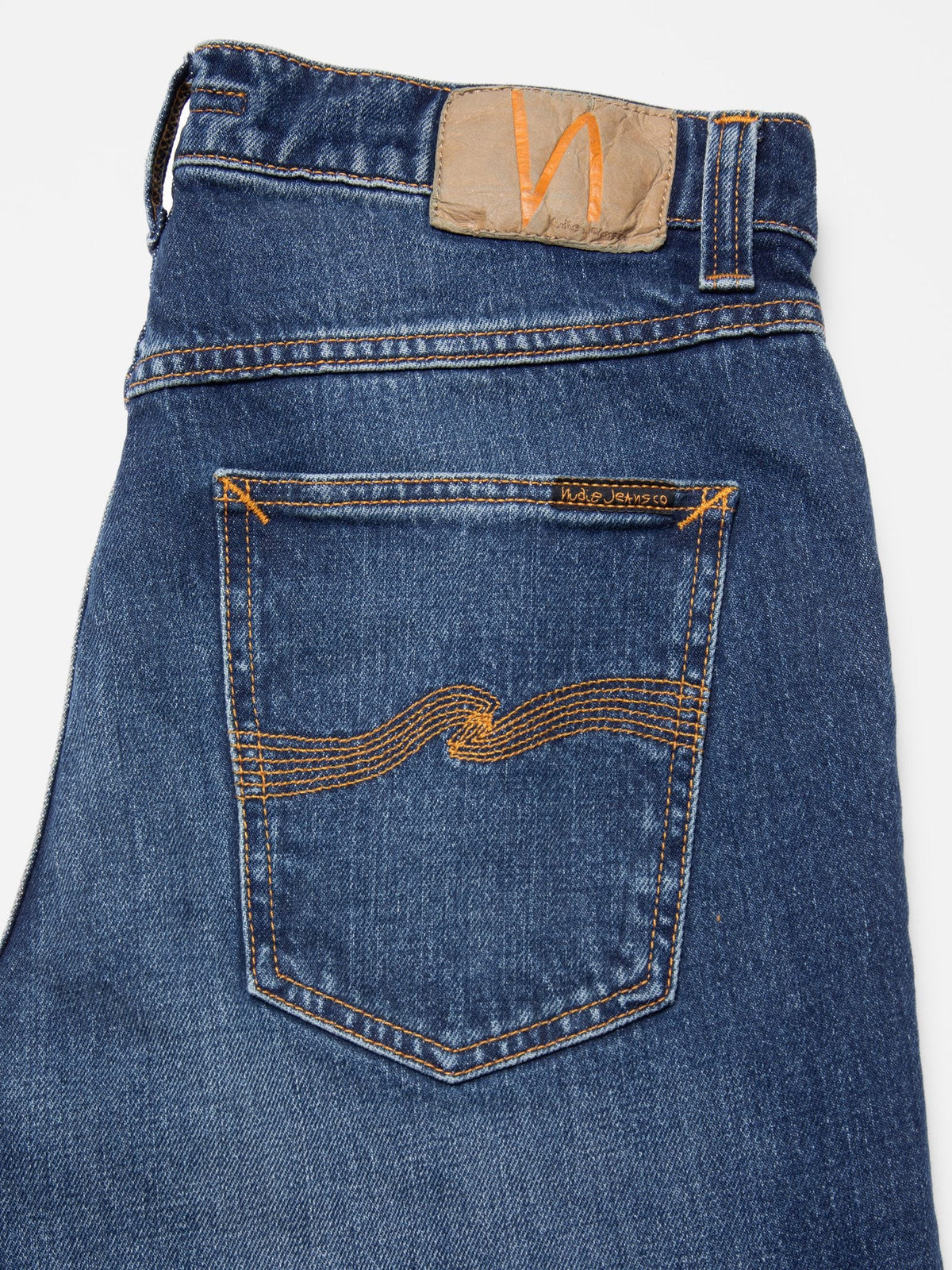 Nudie Jeans Solid Ollie — Wild Blue — view 6
