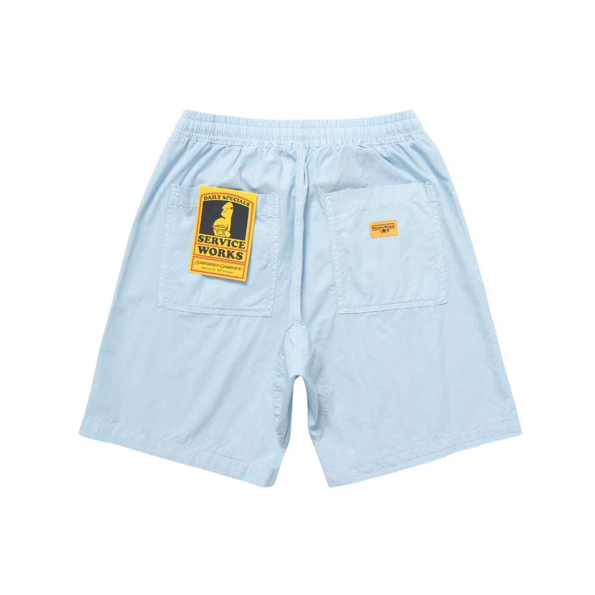 Service Works Poplin Chef Short — Powder — view 5