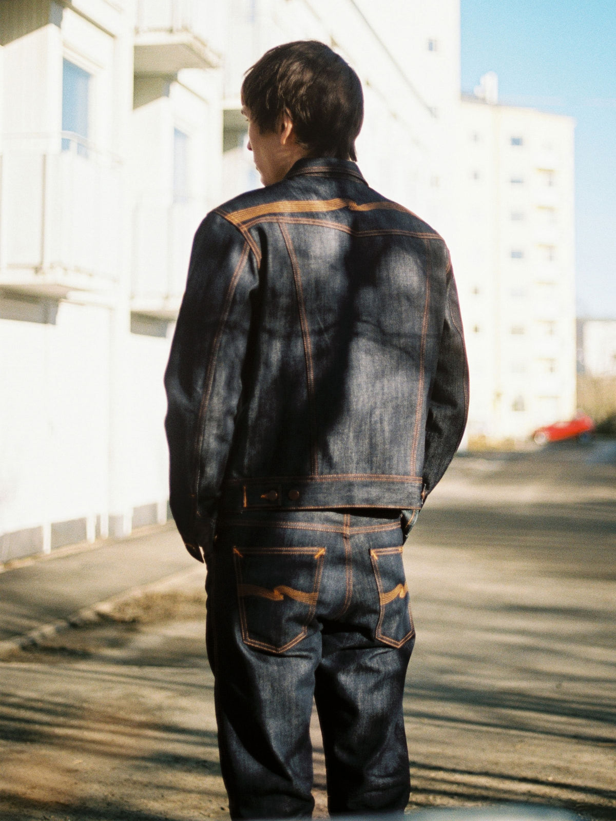 [PRE-ORDER] Conny Denim Jacket Dry Streaky Mid Blue