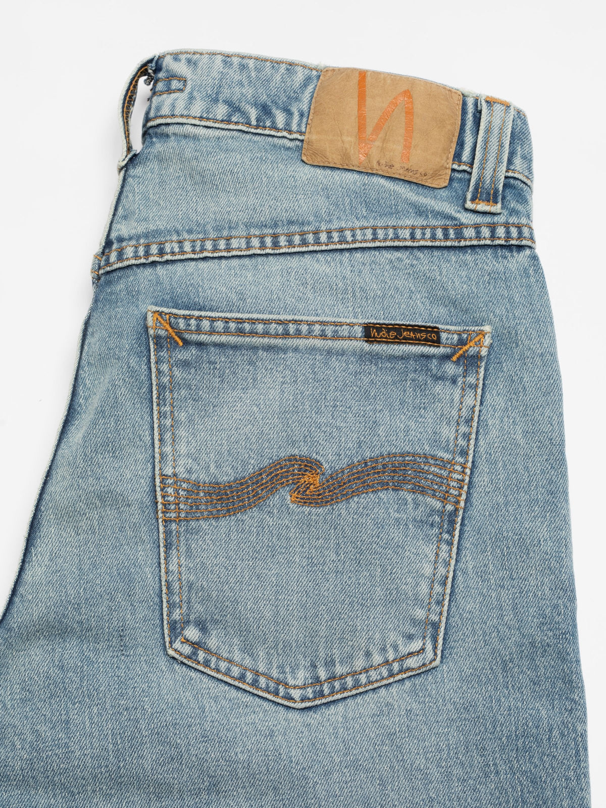 Nudie Jeans Solid Ollie — Cloud Blue — view 6