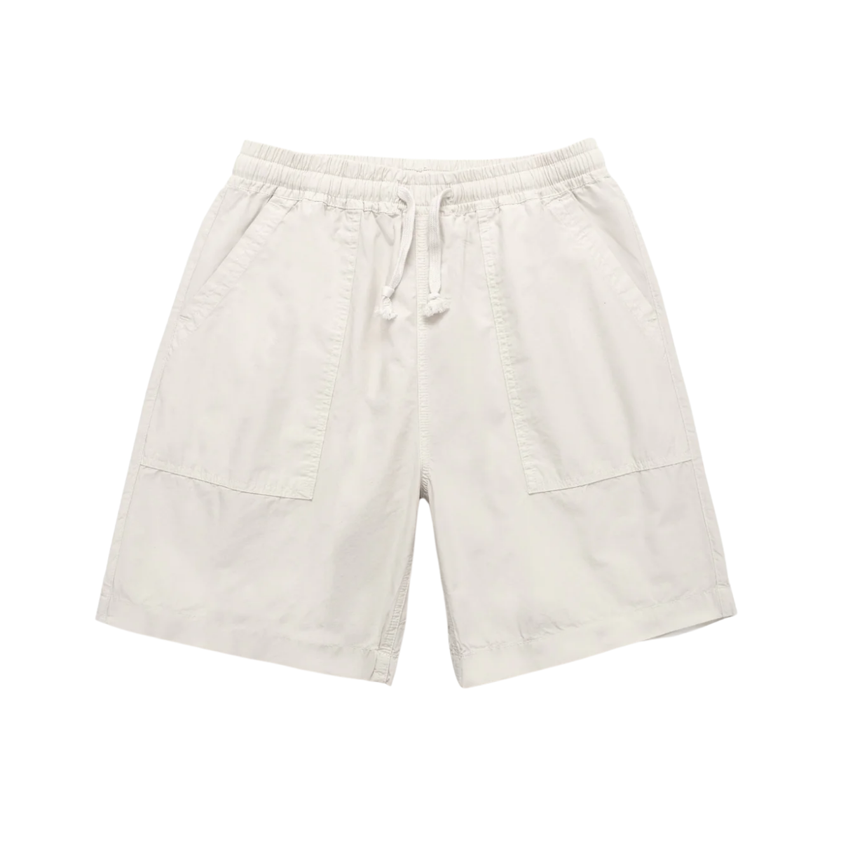 Service Works Poplin Chef Short — Salt — front view