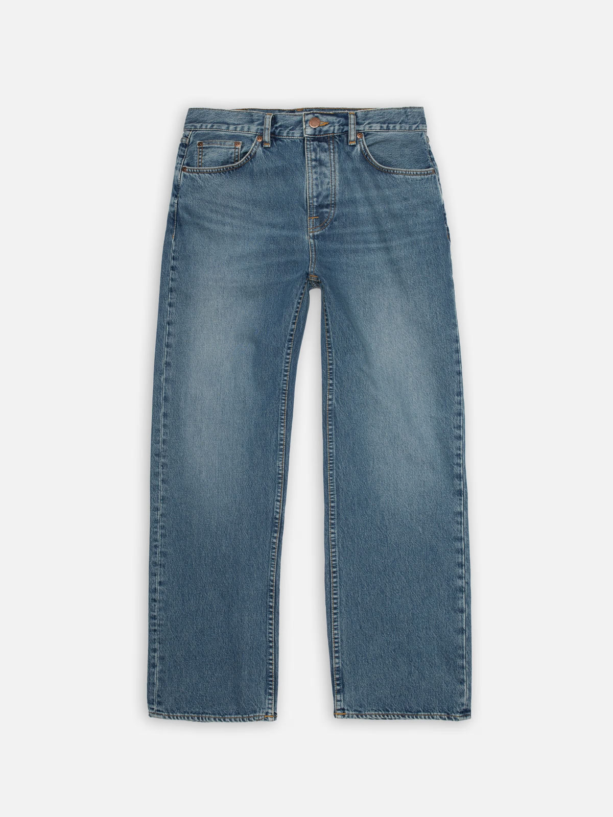 Nudie Jeans Tuff Tony — Blue Day Dreamer — front view