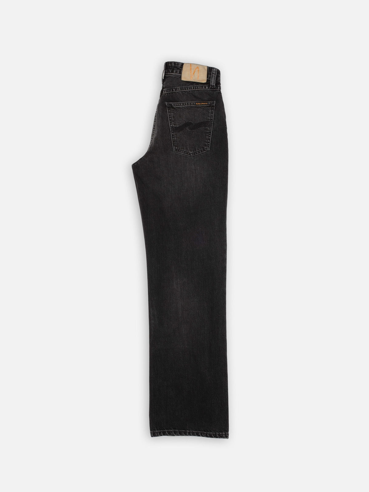 Nudie Jeans Clean Eileen — Black Crosshatch — view 4
