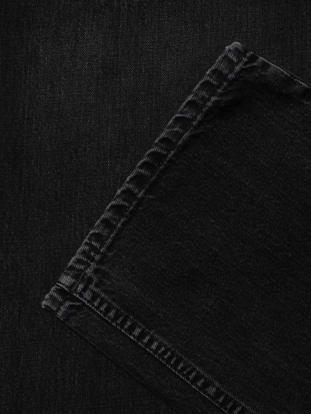 Nudie Jeans Clean Eileen — Black Crosshatch — view 7